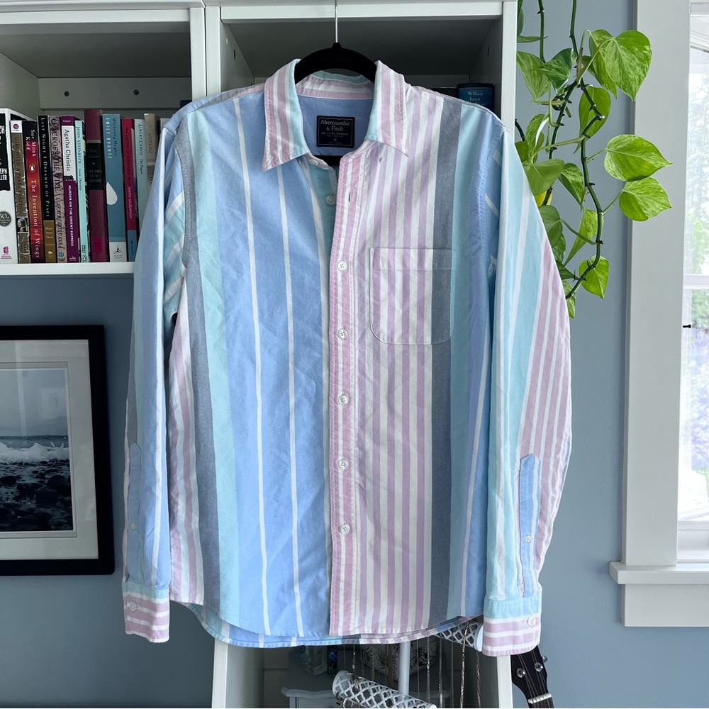 Pastel Stripe Button Down ❤️